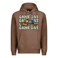 Chestnut game day baseball Premium Hoodie - HowdyJamesFarm