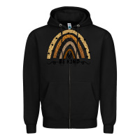 Black Be Kind Rainbow Zipper Hoodie - Bettercallsaul