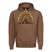 Chestnut Be Kind Rainbow Zipper Hoodie - Bettercallsaul