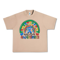Burro autism awareness rainbow Urban Heavy Tee - MaliasSmallBusiness