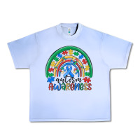 Grape Ice autism awareness rainbow Urban Heavy Tee - MaliasSmallBusiness