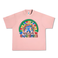Salmon autism awareness rainbow Urban Heavy Tee - MaliasSmallBusiness