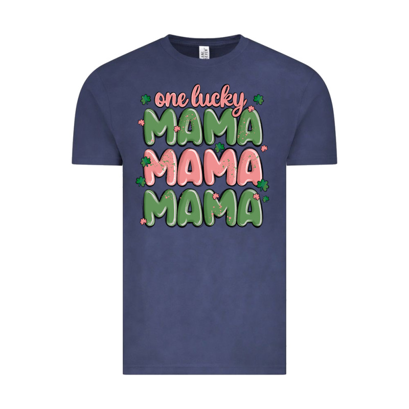 One Lucky Mama Vintage Tee by MaliasSmallBusiness | Teevron