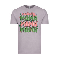 Vintage Zinc one lucky mama Vintage Tee - MaliasSmallBusiness