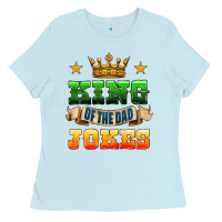 Baby Blue king of the jokes Ladies Tee - HRA Design Shop