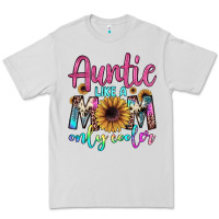 Dove Grey auntie like a mom Premium Tee - JahusDesignShop