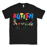 Black autism seeing the world differently Classic Tee - MaliasSmallBusiness