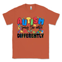 Copper autism seeing the world differently Classic Tee - MaliasSmallBusiness