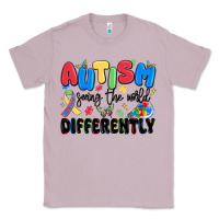 Lilac autism seeing the world differently Classic Tee - MaliasSmallBusiness