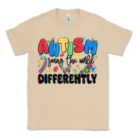 Mushroom autism seeing the world differently Classic Tee - MaliasSmallBusiness