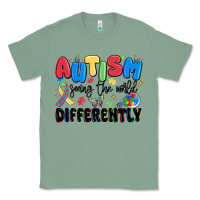 Sage autism seeing the world differently Classic Tee - MaliasSmallBusiness