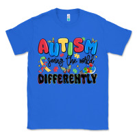 True Royal autism seeing the world differently Classic Tee - MaliasSmallBusiness