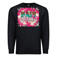 Black hair hustler with elements Premium Sweatshirt - TumblerDesignByShophia