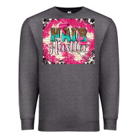Charcoal Heather hair hustler with elements Premium Sweatshirt - TumblerDesignByShophia