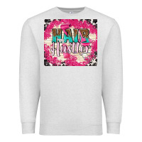 Oatmeal Heather hair hustler with elements Premium Sweatshirt - TumblerDesignByShophia