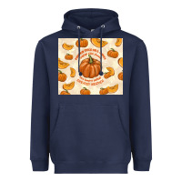 Navy pumpkin spice fall leaves Heavyweight Hoodie - TumblerDesignByShophia