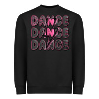 Black dance dance dance with lightning bolt Heavyweight Sweatshirt - MaliasSmallBusiness
