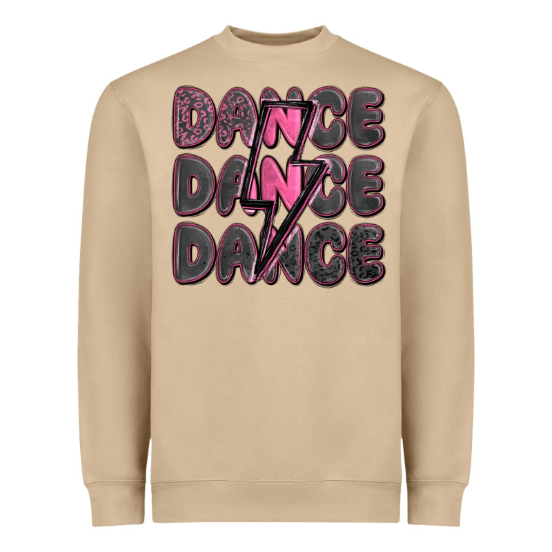 Dance Dance Dance With Lightning Bolt Heavyweight Sweatshirt by MaliasSmallBusiness | Teevron