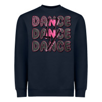 Navy dance dance dance with lightning bolt Heavyweight Sweatshirt - MaliasSmallBusiness