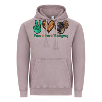 Vintage Zinc peace love thanksgiving Vintage Hoodie - Jasminsmagicworld