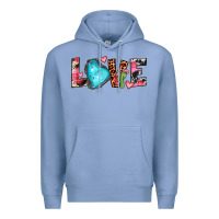 Colony Blue gemstone love Premium Hoodie - JahusDesignShop