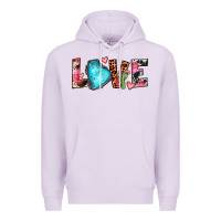 Lilac gemstone love Premium Hoodie - JahusDesignShop