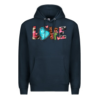 Navy gemstone love Premium Hoodie - JahusDesignShop