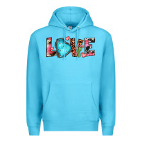 Ocean Blue gemstone love Premium Hoodie - JahusDesignShop