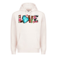 Pale Pink gemstone love Premium Hoodie - JahusDesignShop