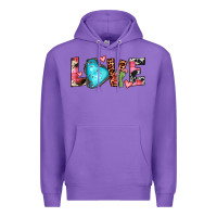 Purple gemstone love Premium Hoodie - JahusDesignShop