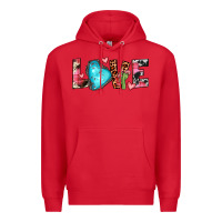Red gemstone love Premium Hoodie - JahusDesignShop