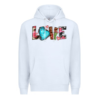 White gemstone love Premium Hoodie - JahusDesignShop