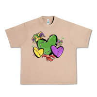 Burro mardi gras hearts Urban Heavy Tee - MaliasSmallBusiness