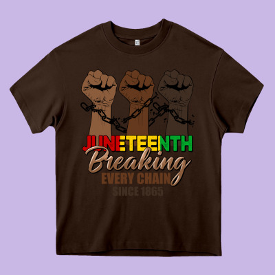 Breaking Every Chain Since 1865 Heavy Core Tee Designed By Hra Design Shop