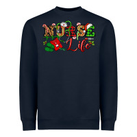 Navy nurse life christmas Heavyweight Sweatshirt - NancyCooperArtShop