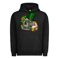 St Patrick's Day Boho Skull Urban Hoodie | Teevron