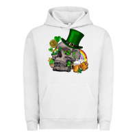 Pigment Lunar Rock St Patrick's Day boho skull Urban Hoodie - FaDigitalArtStudio
