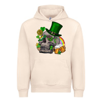 Sandshell St Patrick's Day boho skull Urban Hoodie - FaDigitalArtStudio