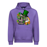 Tulip St Patrick's Day boho skull Urban Hoodie - FaDigitalArtStudio
