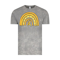 Cloud Rock childhood cancer awareness rainbow Vintage Tee - MaliasSmallBusiness