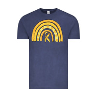 Vintage Denim childhood cancer awareness rainbow Vintage Tee - MaliasSmallBusiness