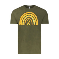 Vintage Olive childhood cancer awareness rainbow Vintage Tee - MaliasSmallBusiness