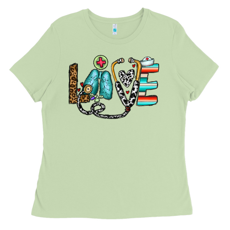 Love Nurse Ladies Tee by CowhideDigitalArt | Teevron