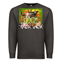 Smoke farm life with animals Premium Sweatshirt - TumblerDesignByShophia