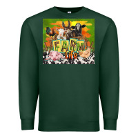 Sports Green farm life with animals Premium Sweatshirt - TumblerDesignByShophia