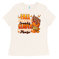 Bone Fall breeze crunchy leaves pumpkins please Ladies Tee - RanaPortraitStore