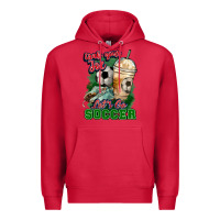 Cardinal Grab your joe let's go Soccer Premium Hoodie - HowdyJamesFarm