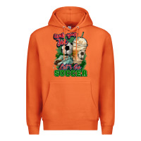 Carrot Grab your joe let's go Soccer Premium Hoodie - HowdyJamesFarm
