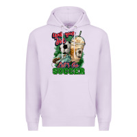 Lilac Grab your joe let's go Soccer Premium Hoodie - HowdyJamesFarm