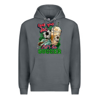 Rock Grab your joe let's go Soccer Premium Hoodie - HowdyJamesFarm